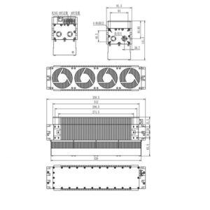 ابعاد دقیق لیزر RF مدل N-30