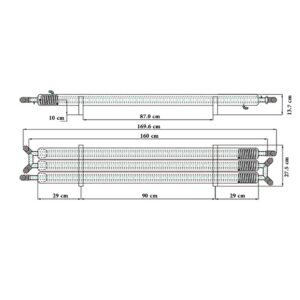 ابعاد-تیوب-لیزر-co2-برش-فلز